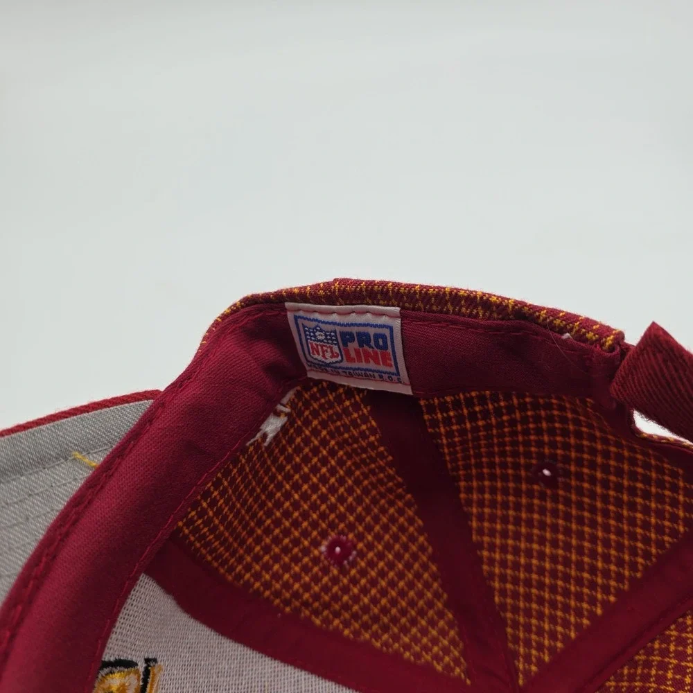Vtg Washington Redskins Football Team Hat NFL Pro Line Logo Athletic Adj Red Cap